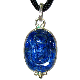 Lapis Lazuli Ganesh Pendants 'Lapis Lazuli Ganesh'