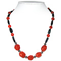 Black Onyx Necklace 'Tribute To Love'