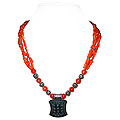 Carnelian Necklace 'Obsession'