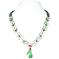 Fluorite Necklace 'Evergreen'