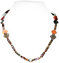 Rutile Quartz and Moonstone Necklace 'Peace'