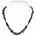 Tiger Eye and Black Onyx Necklace 'Adoration'