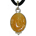 Yellow Agate Ganesh Pendants